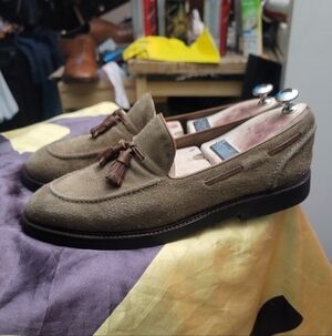 Brunello Cucinelli Suede Tassel Loafers